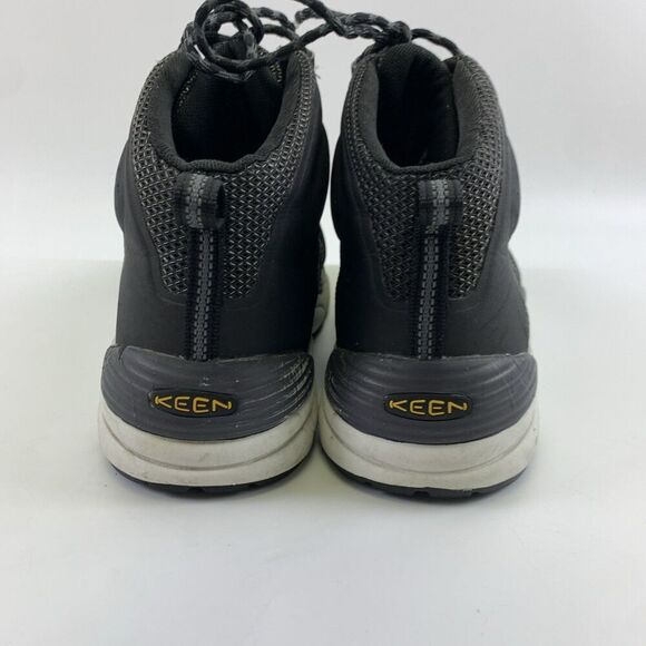 Keen Utility San Antonio Mid Aluminum Toe Work Boot 1018647 Black Silver Men 9EE - Picture 6 of 16
